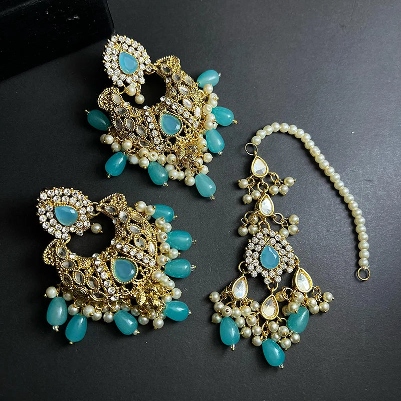 Zircon Tikka Earrings