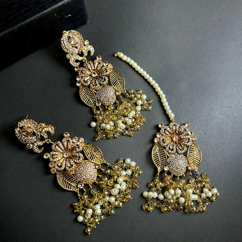 Zircon Tikka Earrings