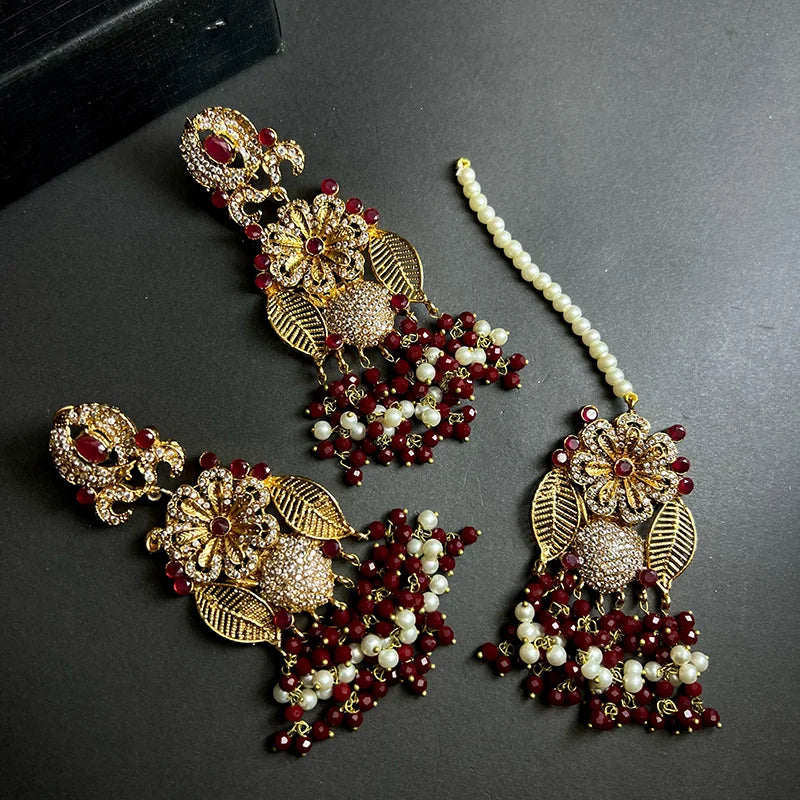 Zircon Tikka Earrings