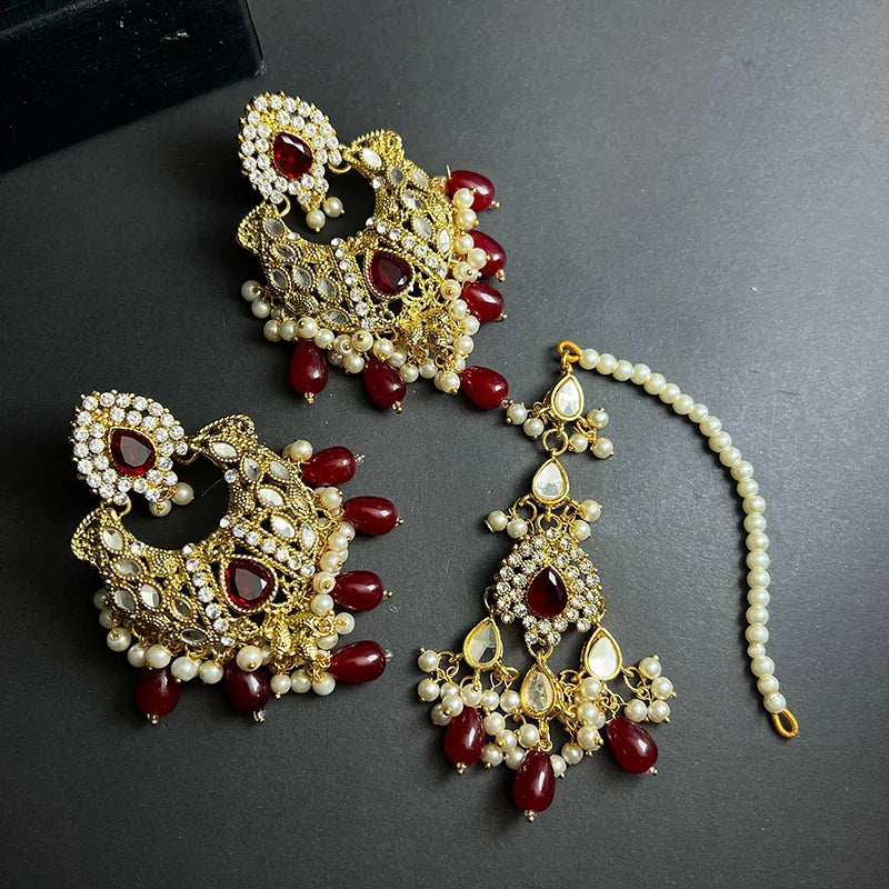 Zircon Tikka Earrings