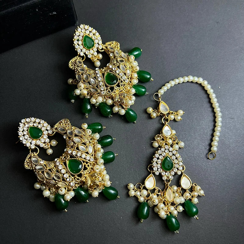 Zircon Tikka Earrings