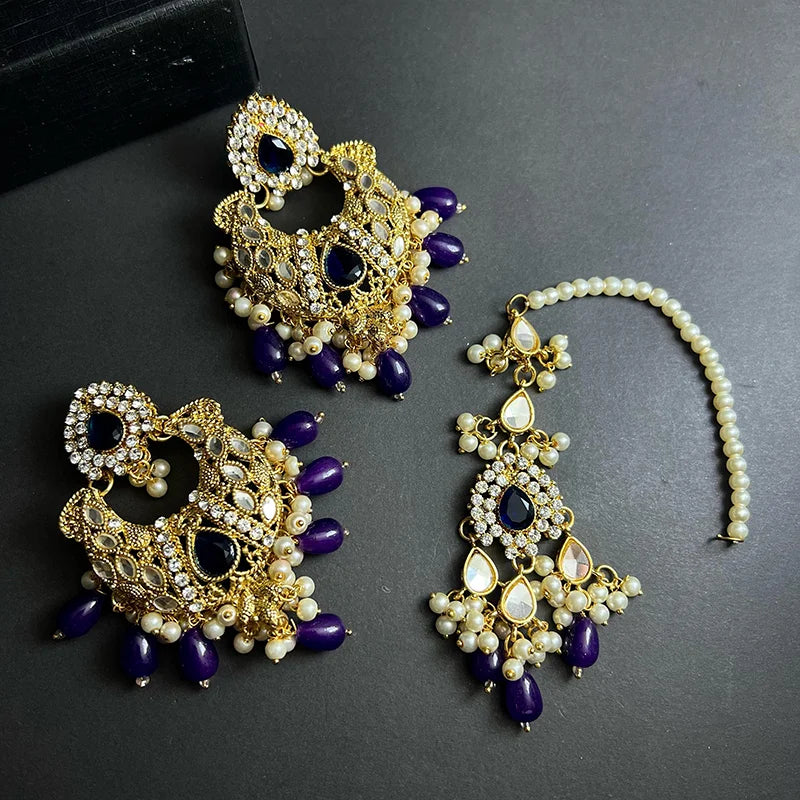 Zircon Tikka Earrings