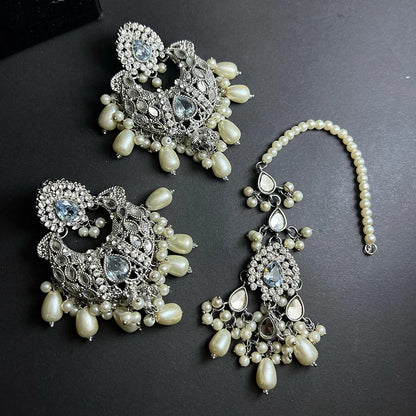 Zircon Tikka Earrings